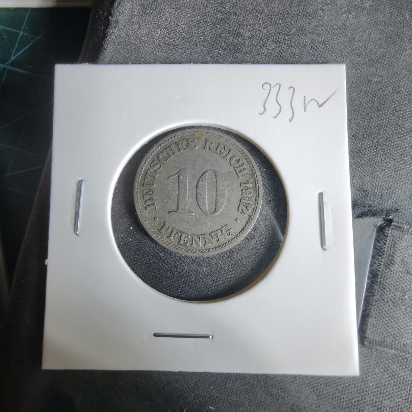 沼泽如烟--第1033场 德国1912年10芬尼