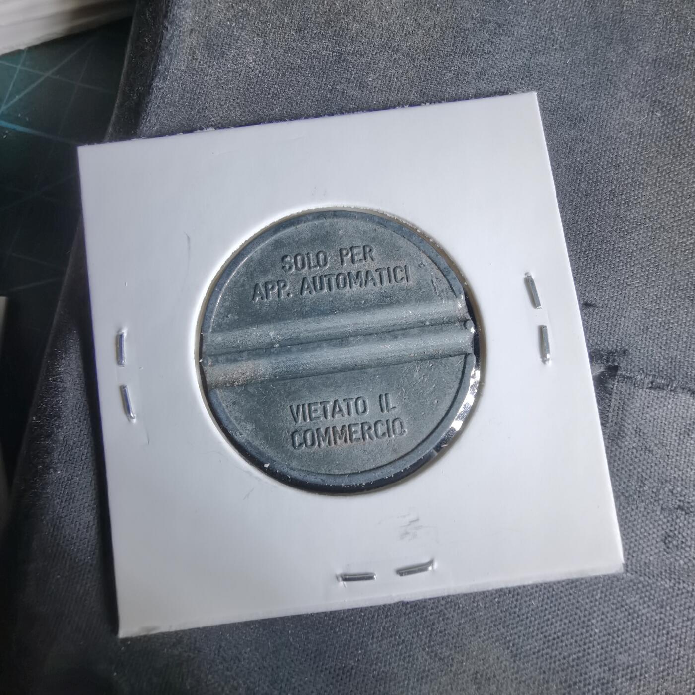 沼泽如烟--第1033场 意大利自动售货机专用代币（咖啡/饮品机代用币）