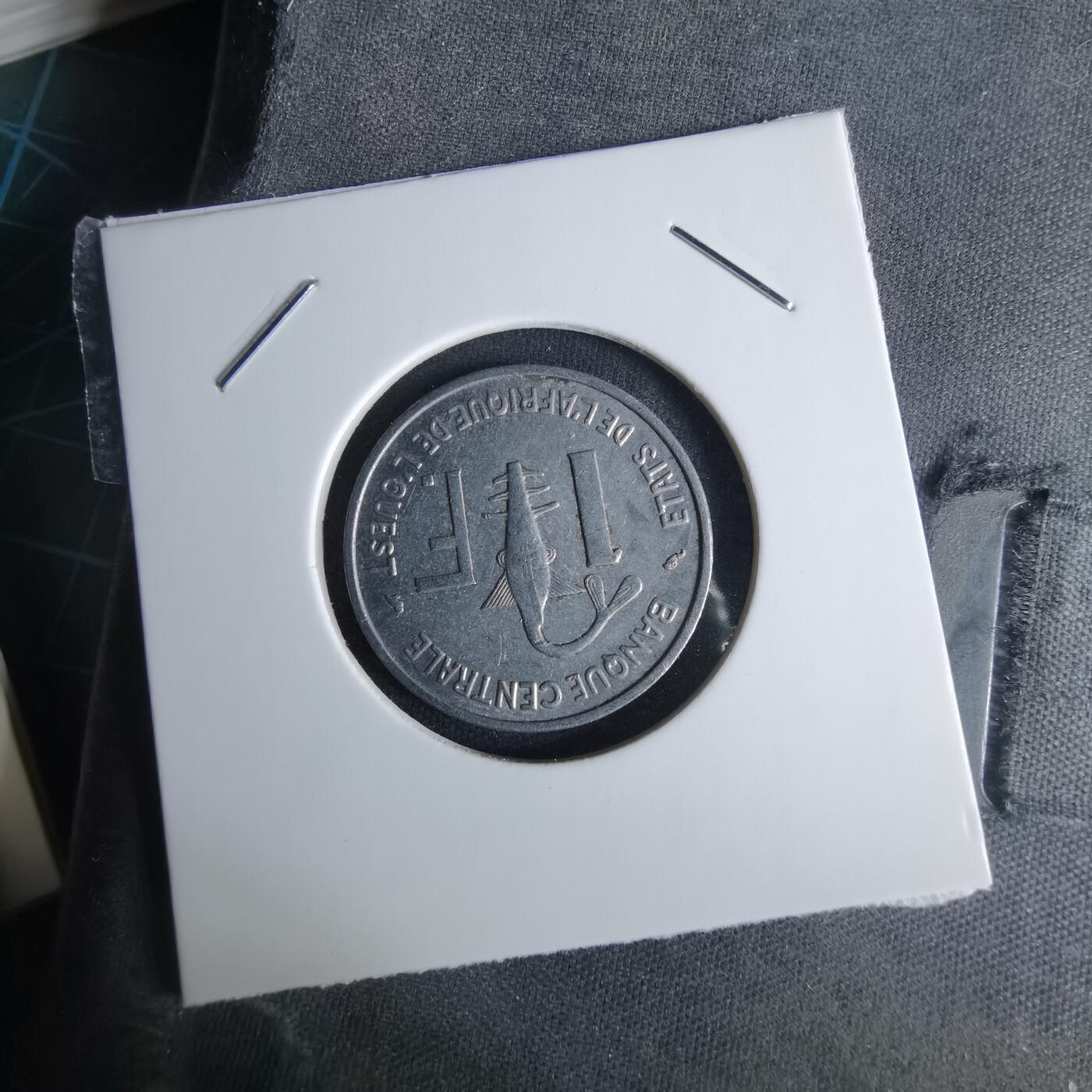 沼泽如烟--第1029场 西非1967年1法郎