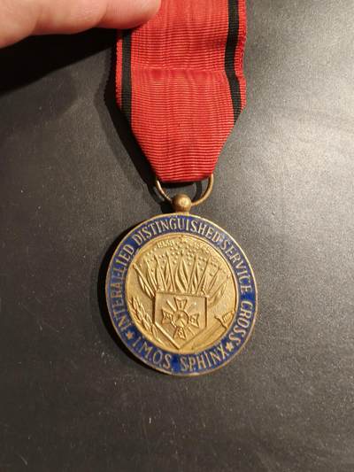 老王徽章第188期 - 美国斯芬克斯军事协会杰出服役勋章