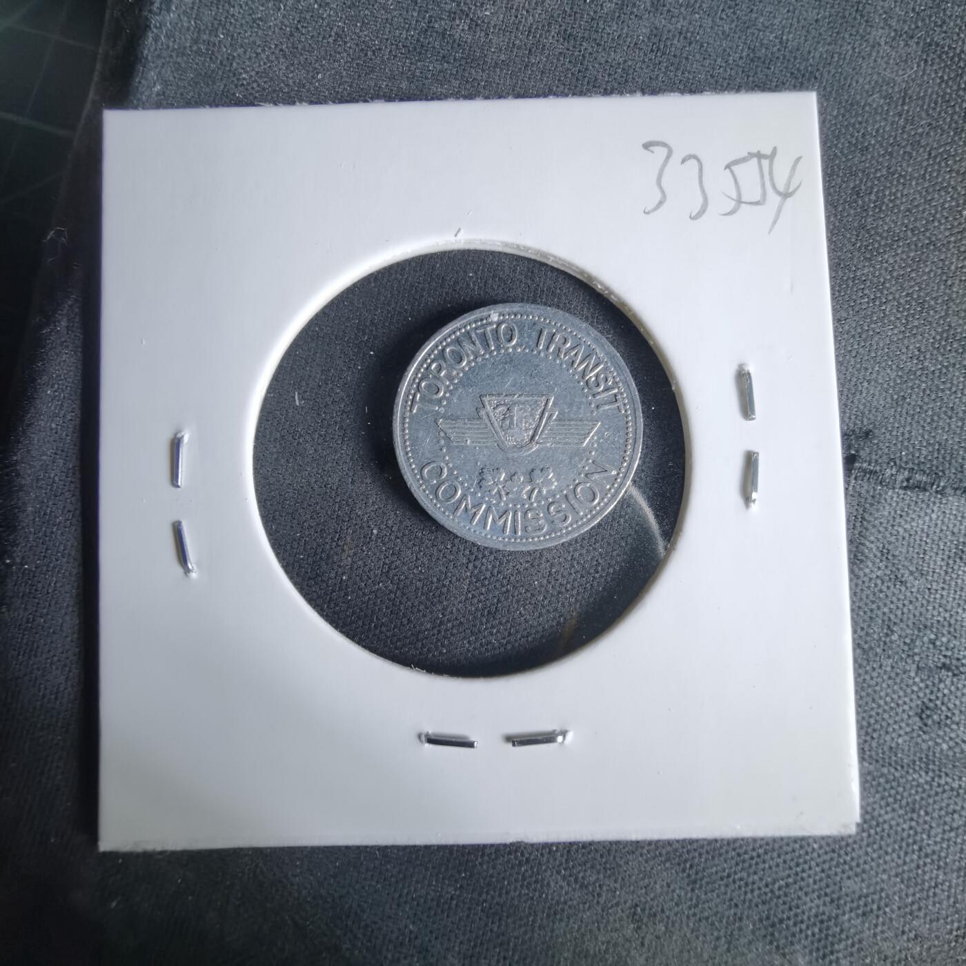 沼泽如烟--第1033场 加拿大多伦多交通委员会（TTC）地铁/公交代用币（Toronto Transit Commission Token）