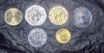 北京马甸外国币专卖第149期，外国币专场，陆续上拍，欢迎关注 - 全新原光加纳套币