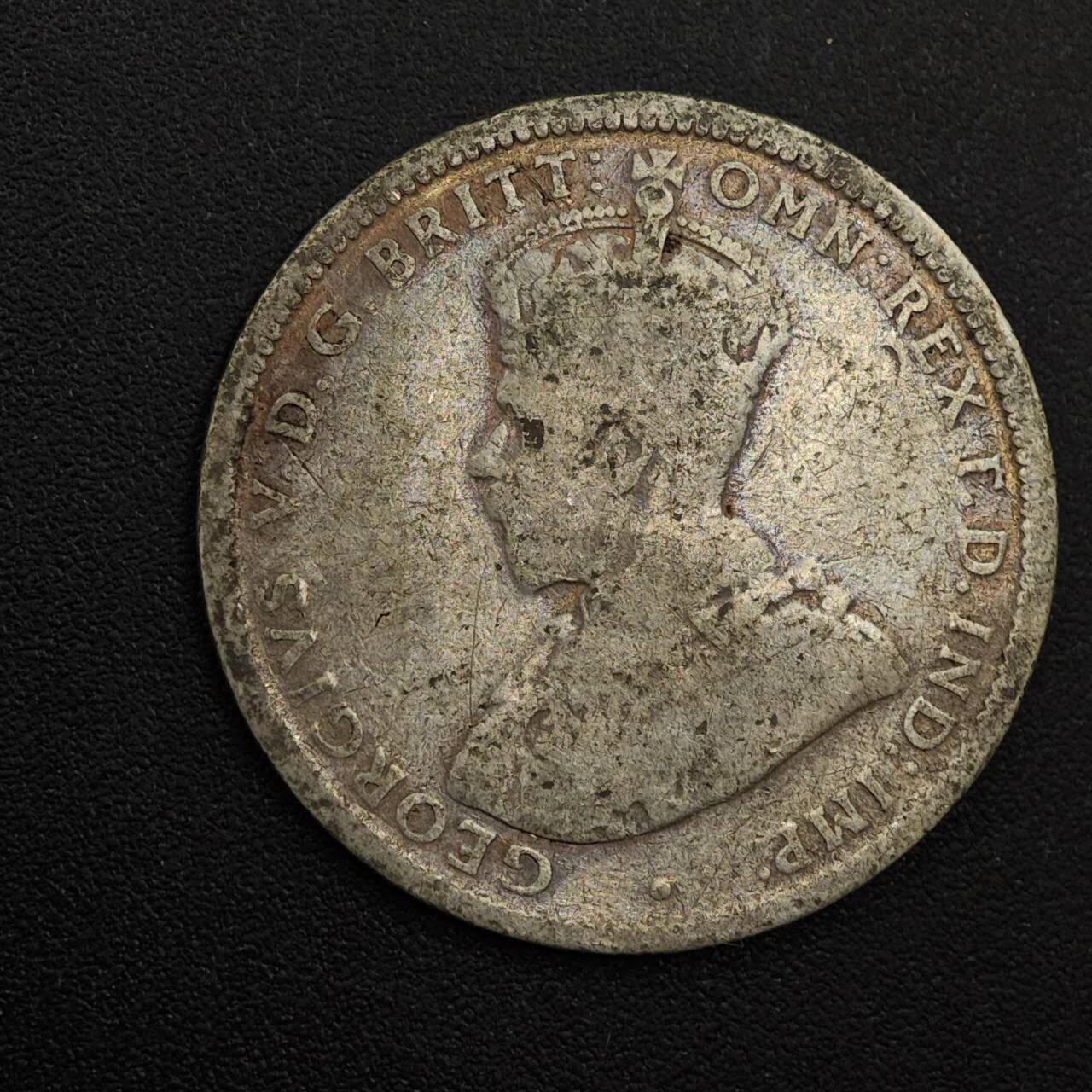 【淘币小摊】实时拍第八百八十一拍   小银币散币场    每周一统一发货 澳大利亚1914年乔治五世一先令银币