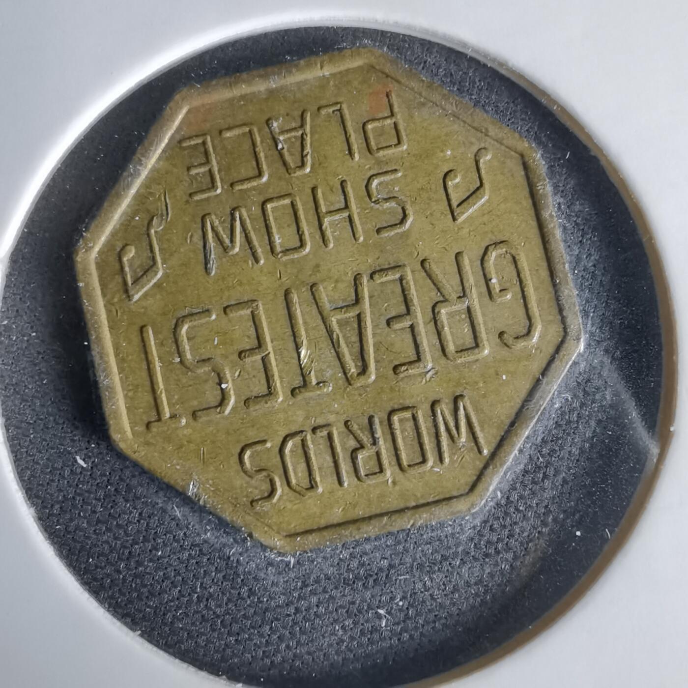 沼泽如烟--第1033场 纽约Show World Center脱衣舞俱乐部八角形代币