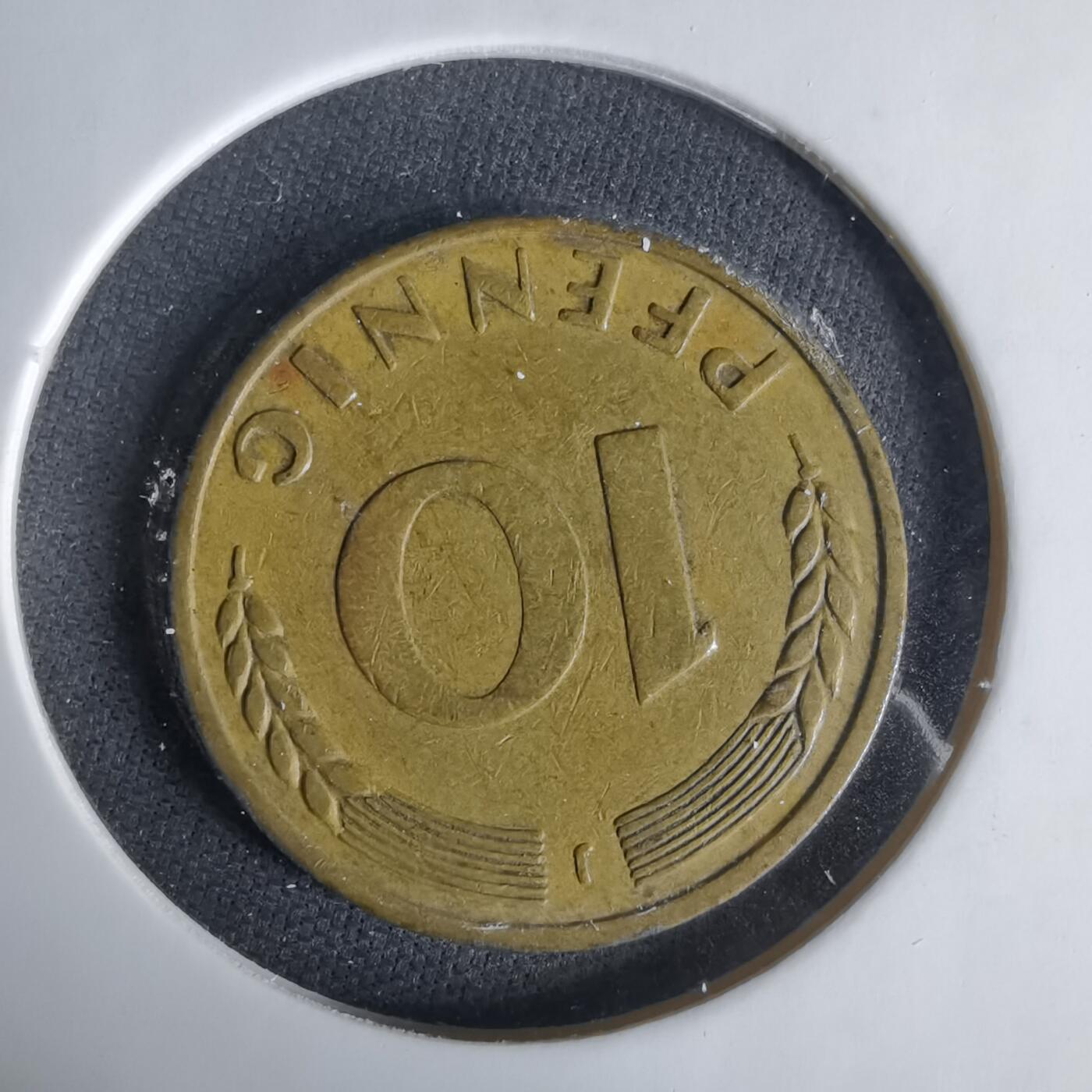 沼泽如烟--第1033场 德国1949年10芬尼