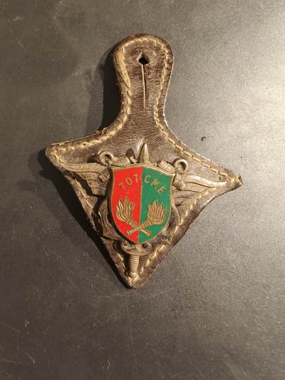 老王徽章第188期 - 法国陆军第707混合燃油补给连证章
