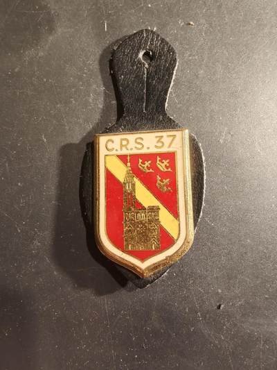 老王徽章第188期 - 法国国家警察共和国保安部队第37分队证章