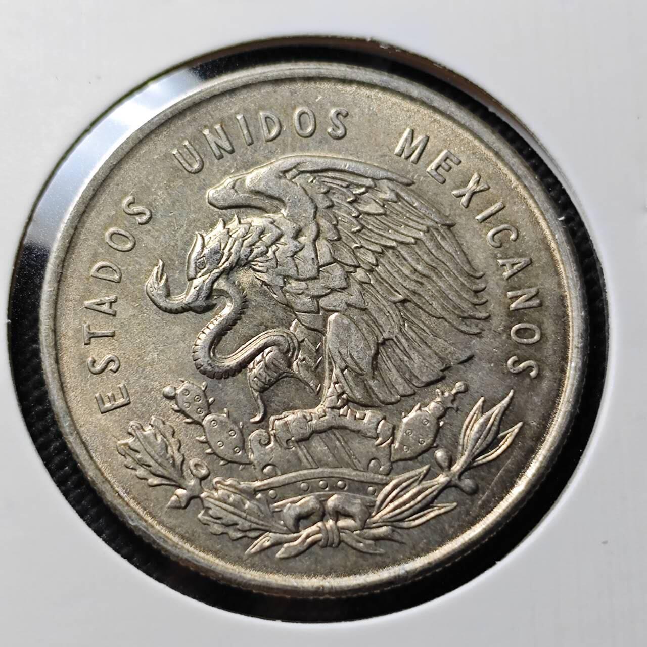 KK钱币收藏小铺   套币专场 2月预留时间 周末发货  1950墨西哥1比索银币