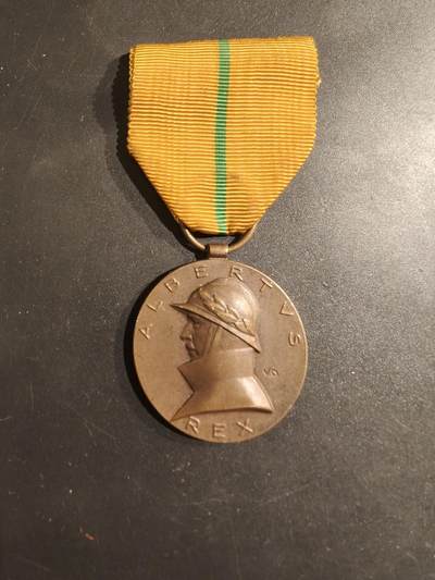 老王徽章第188期 - 比利时阿尔贝一世国王执政纪念章