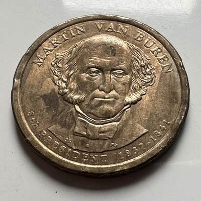 🌹外币初藏🌹🐯2026年第33场   每周二四六晚8️⃣点 接代拍 - 美国 2008年 马丁·范布伦 第8任总统 1美元 