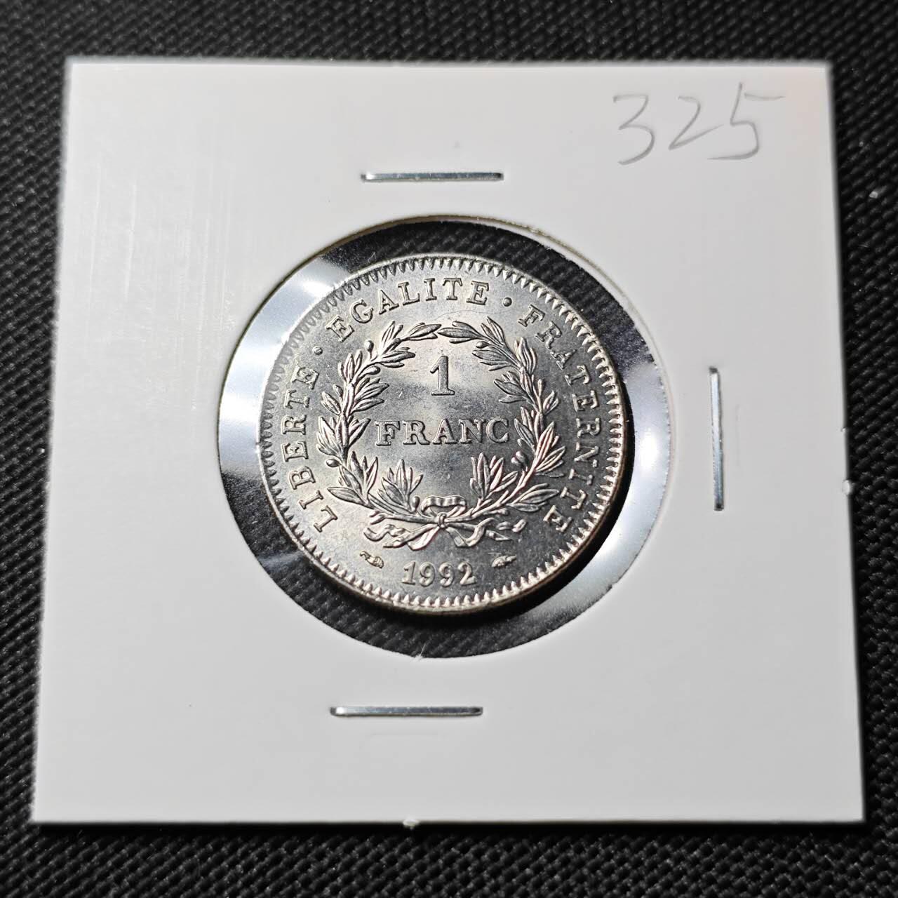 KK钱币收藏小铺   套币专场 2月预留时间 周末发货 法国1法郎 好品 