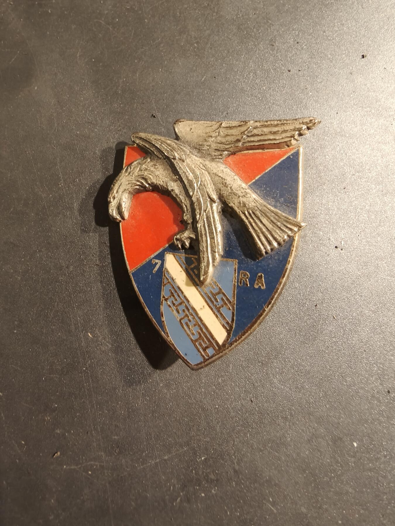 老王徽章第188期 法国陆军第7炮兵团证章