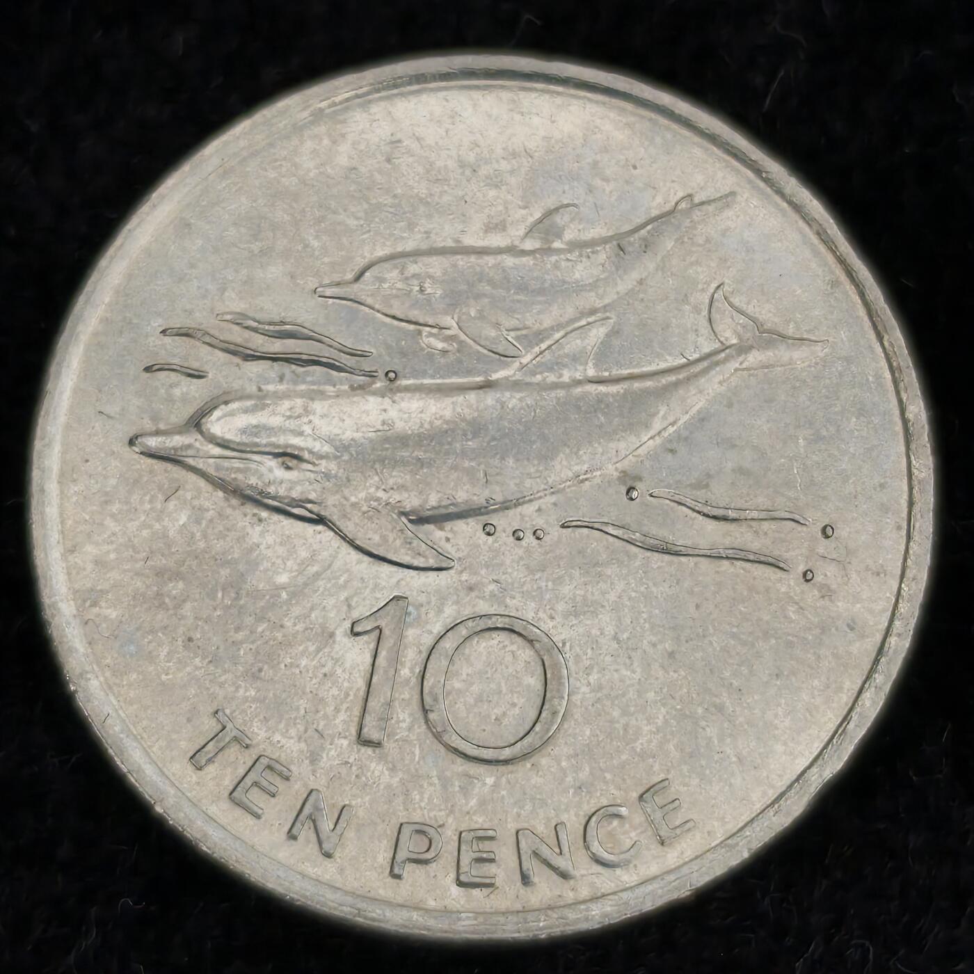 Krab外币市集Vol.27 阿森松1998年10便士