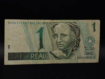  【淘币小摊】限时拍第八百八十四拍   纸币场    每周一统一发货 - 巴西1雷亚尔纸币【有折】
