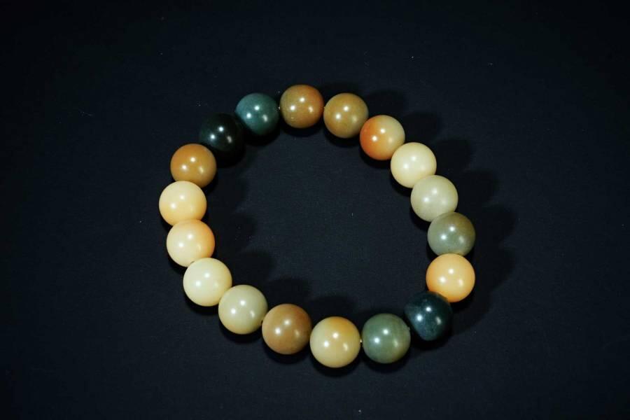 上海都达杂项专场五十八【全场包邮】  多彩菩提圆珠手串93-231