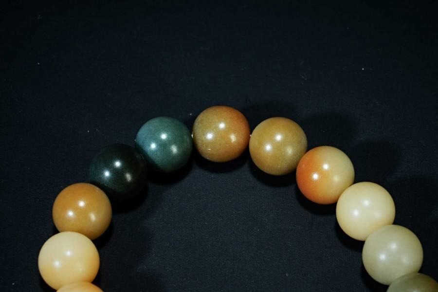 上海都达杂项专场五十八【全场包邮】  多彩菩提圆珠手串93-231