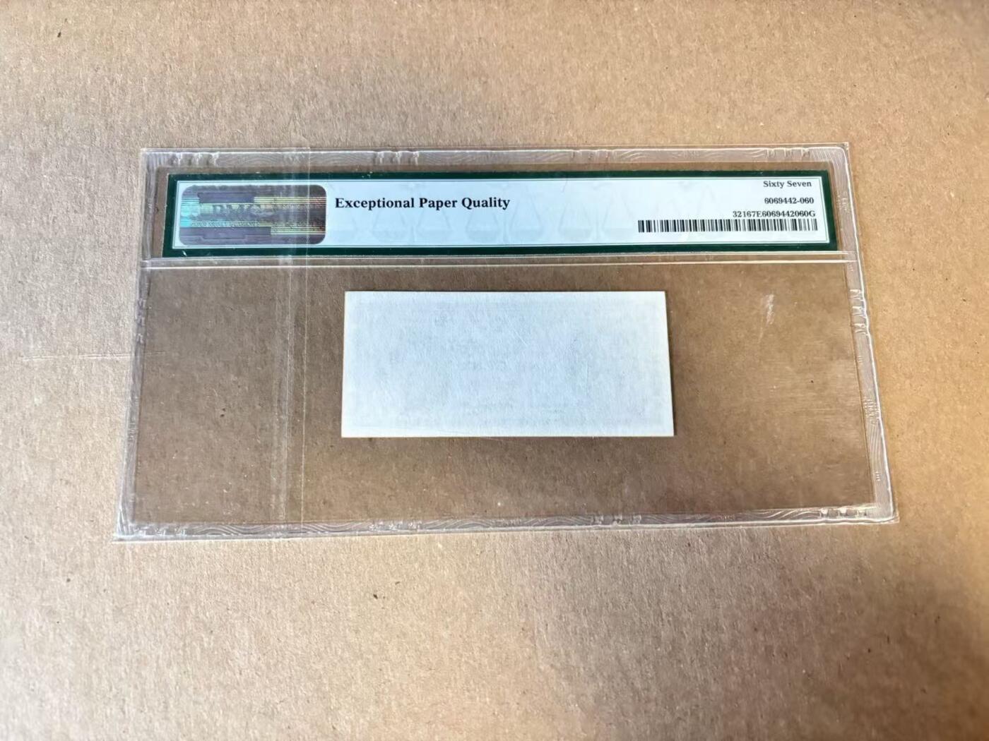 【Blue Auction】世界纸币精拍第798期——18级TOP拍卖/信誉/品质/专业/高效💫 香港 1945年1分 英王乔六 PMG67EPQ 