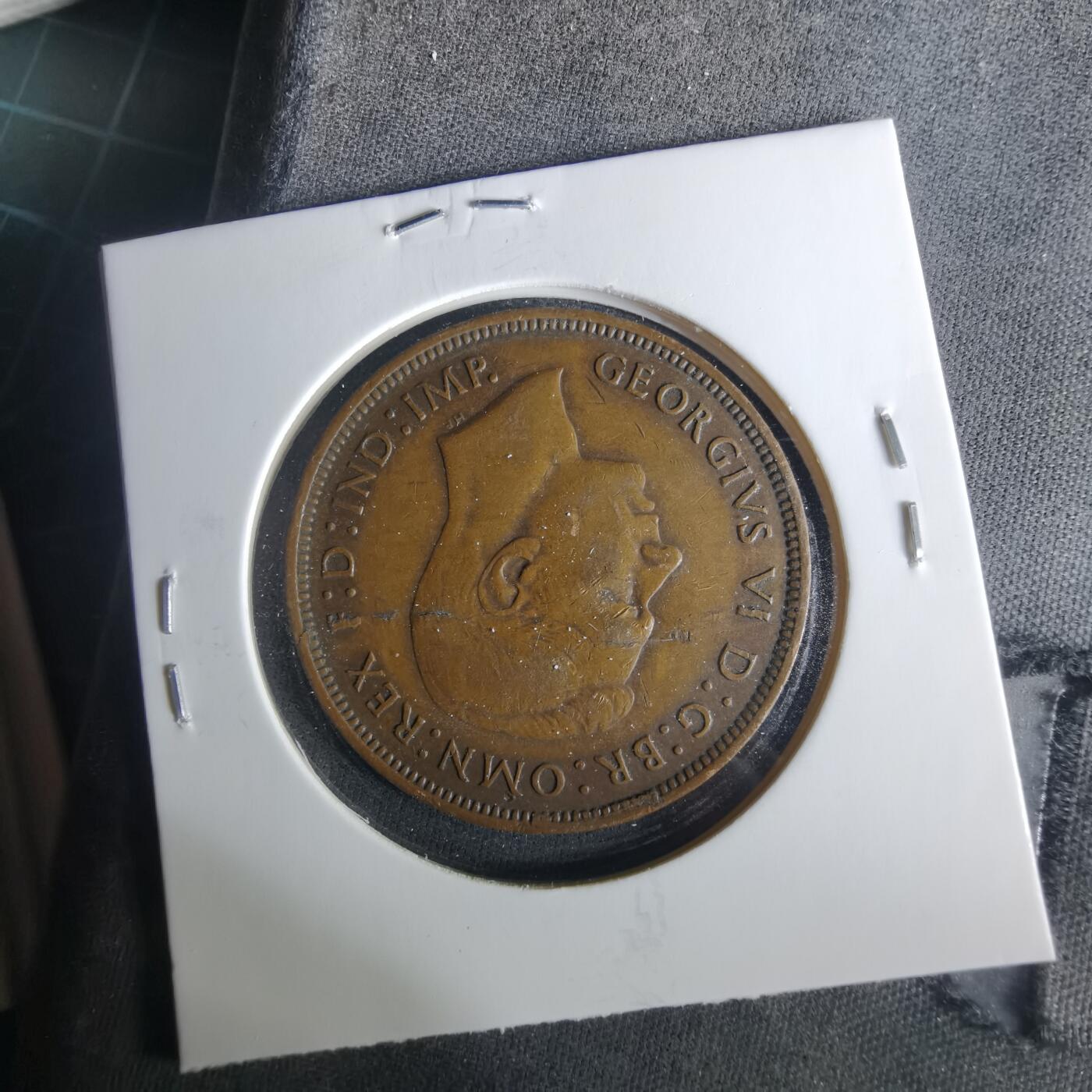 沼泽如烟--第1033场 英国1945年1便士