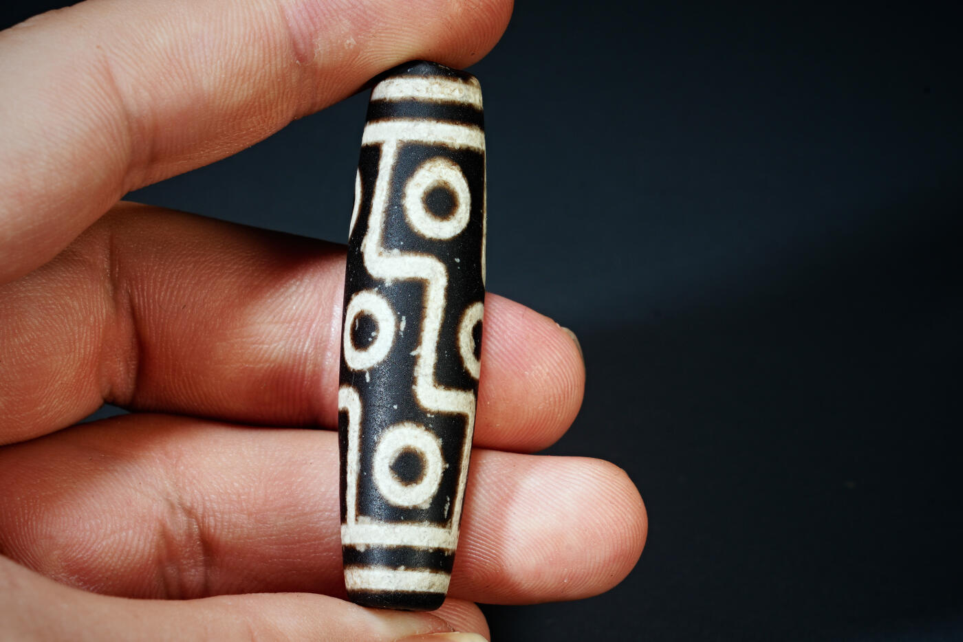 上海都达杂项专场五十八【全场包邮】  九眼玛瑙天珠93-78