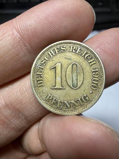 2026年集古藏今外币拍卖第三期-第7场—（总第317拍），可以寄存60天，满160元包邮。 - 1900年德国10芬尼