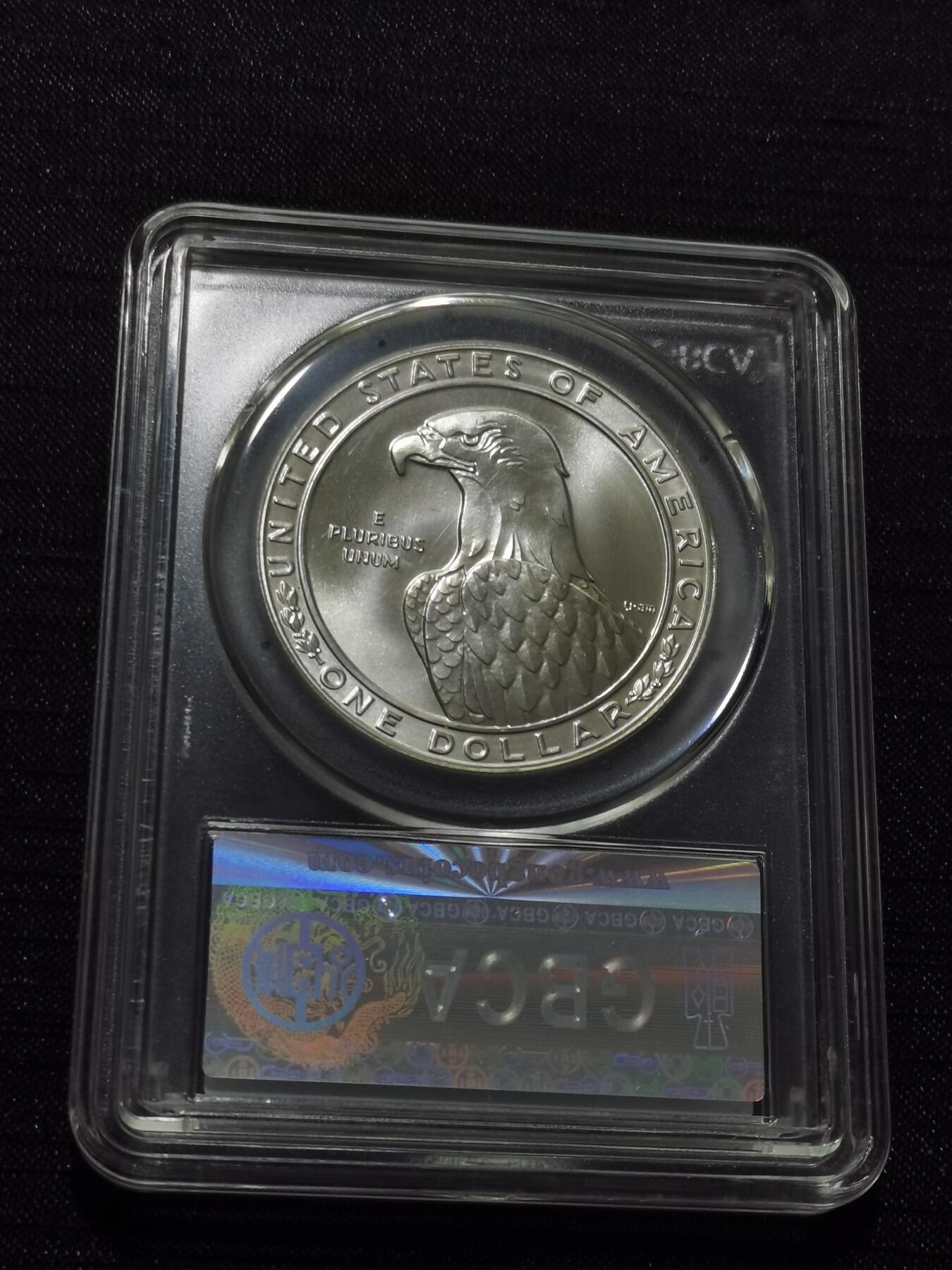 天下钱庄专场欢迎参拍 美国洛杉矶奥运会一美元银币