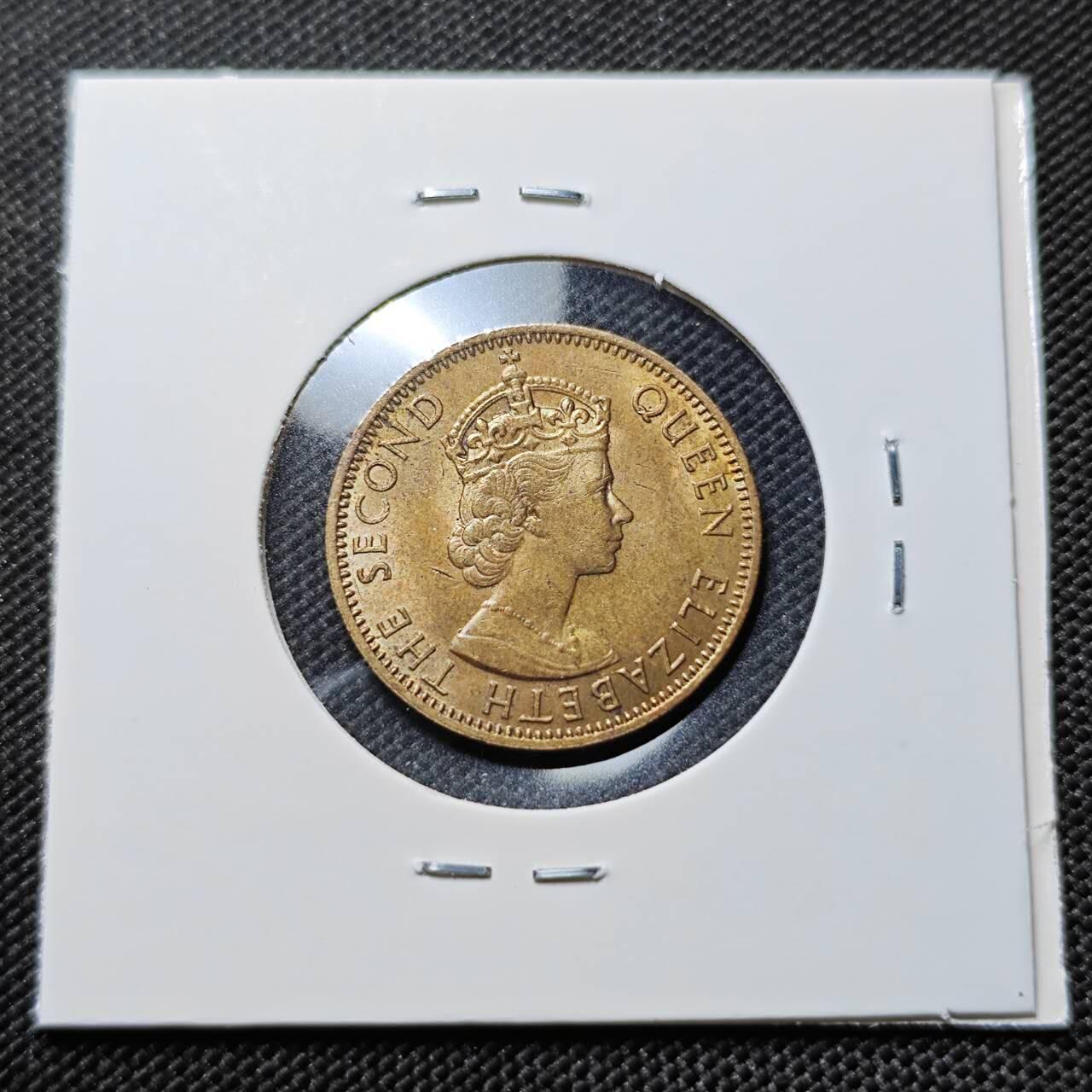 KK钱币收藏小铺   套币专场 2月预留时间 周末发货  1963英属牙买加半便士铜币 好品