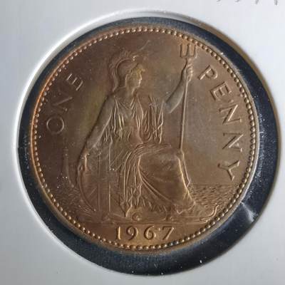 沼泽如烟--第1033场 - 英国1967年1便士