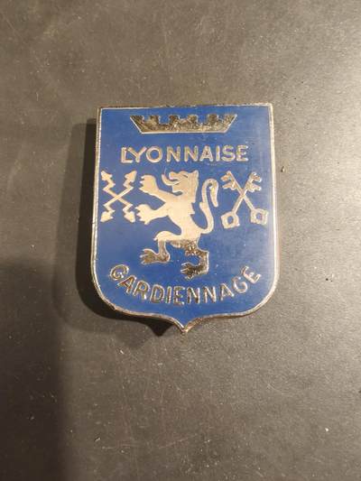 老王徽章第188期 - 法国里昂第1私人安保公司证章