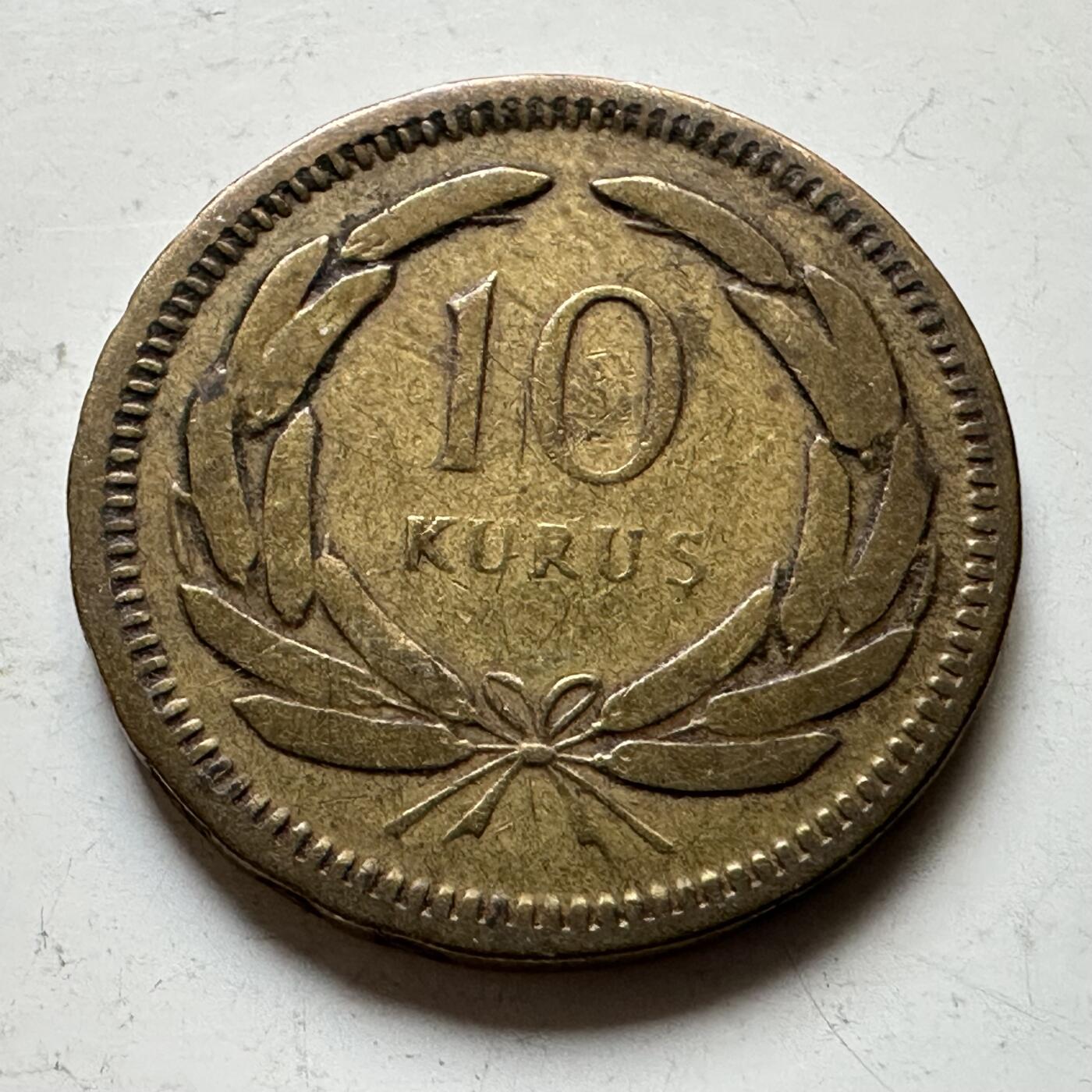 🌹外币初藏🌹🐯2026年第34场   每周二四六晚8️⃣点 接代拍 土耳其1951年10库鲁