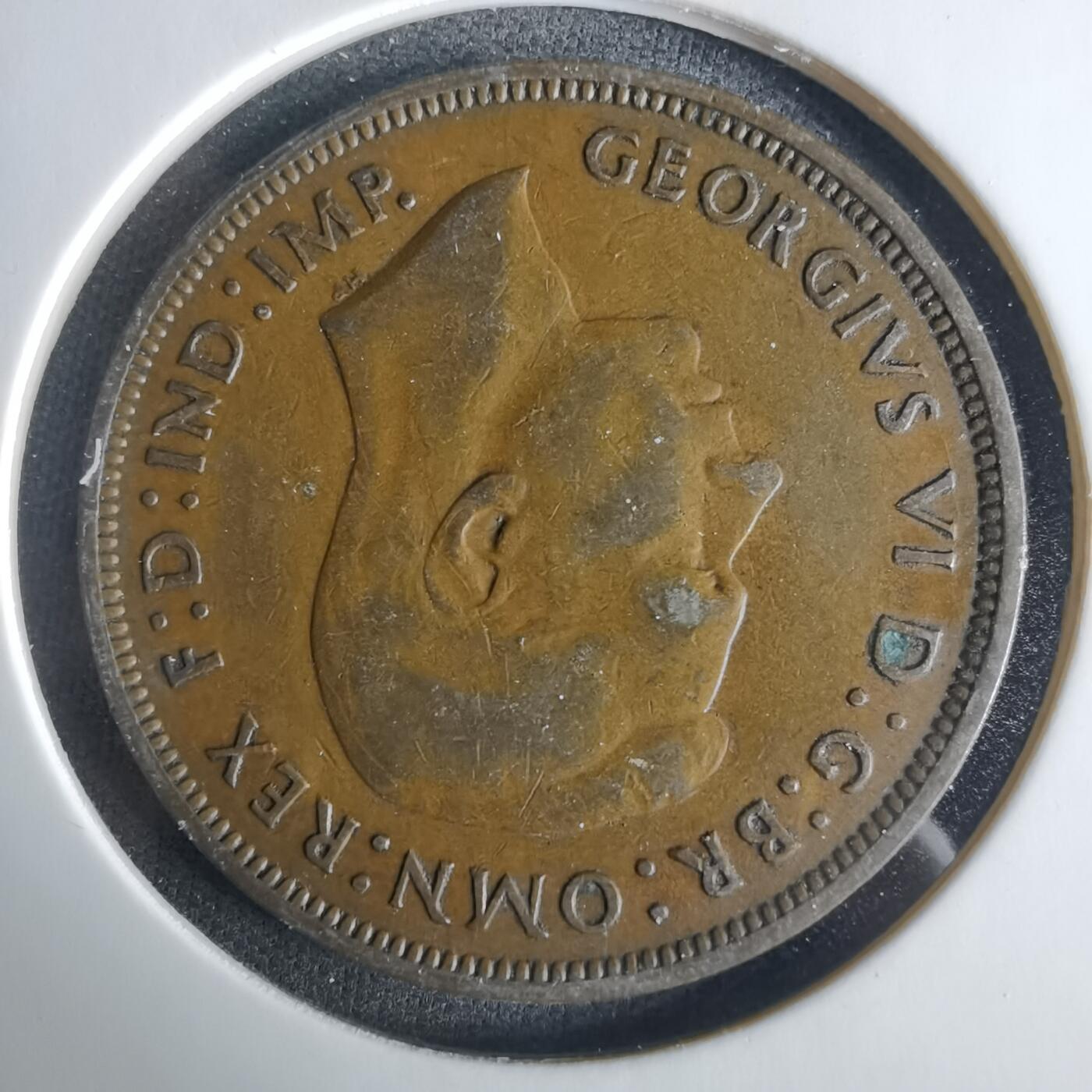 沼泽如烟--第1033场 英国1938年1便士