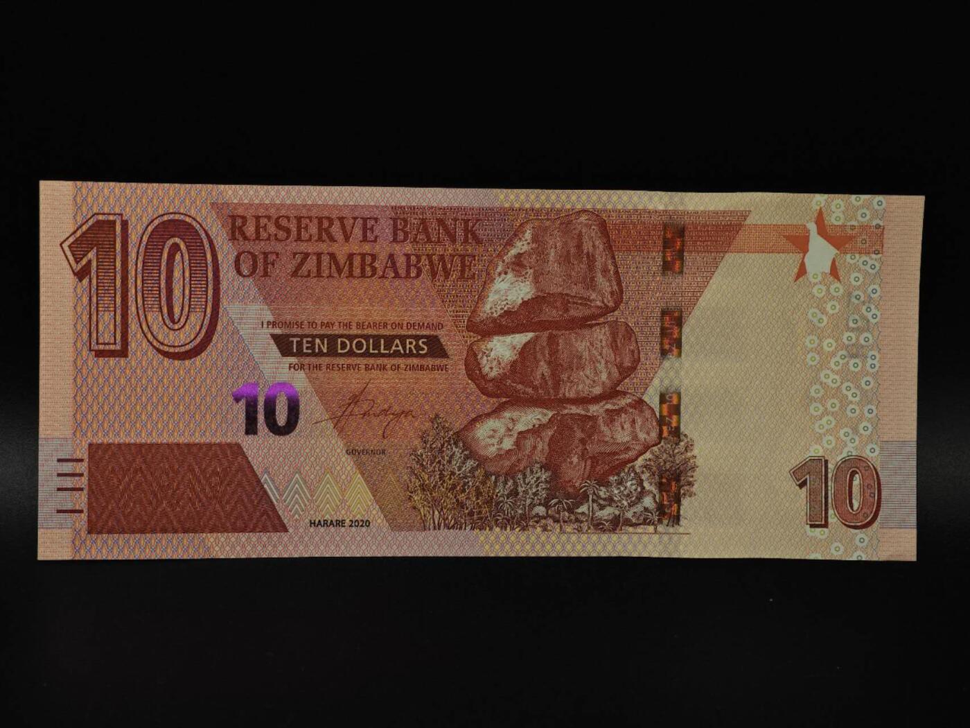  【淘币小摊】限时拍第八百八十四拍   纸币场    每周一统一发货 津巴布韦10元纸币