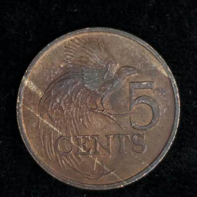 Krab外币市集Vol.27 - 特立尼达和多巴哥1977年5分