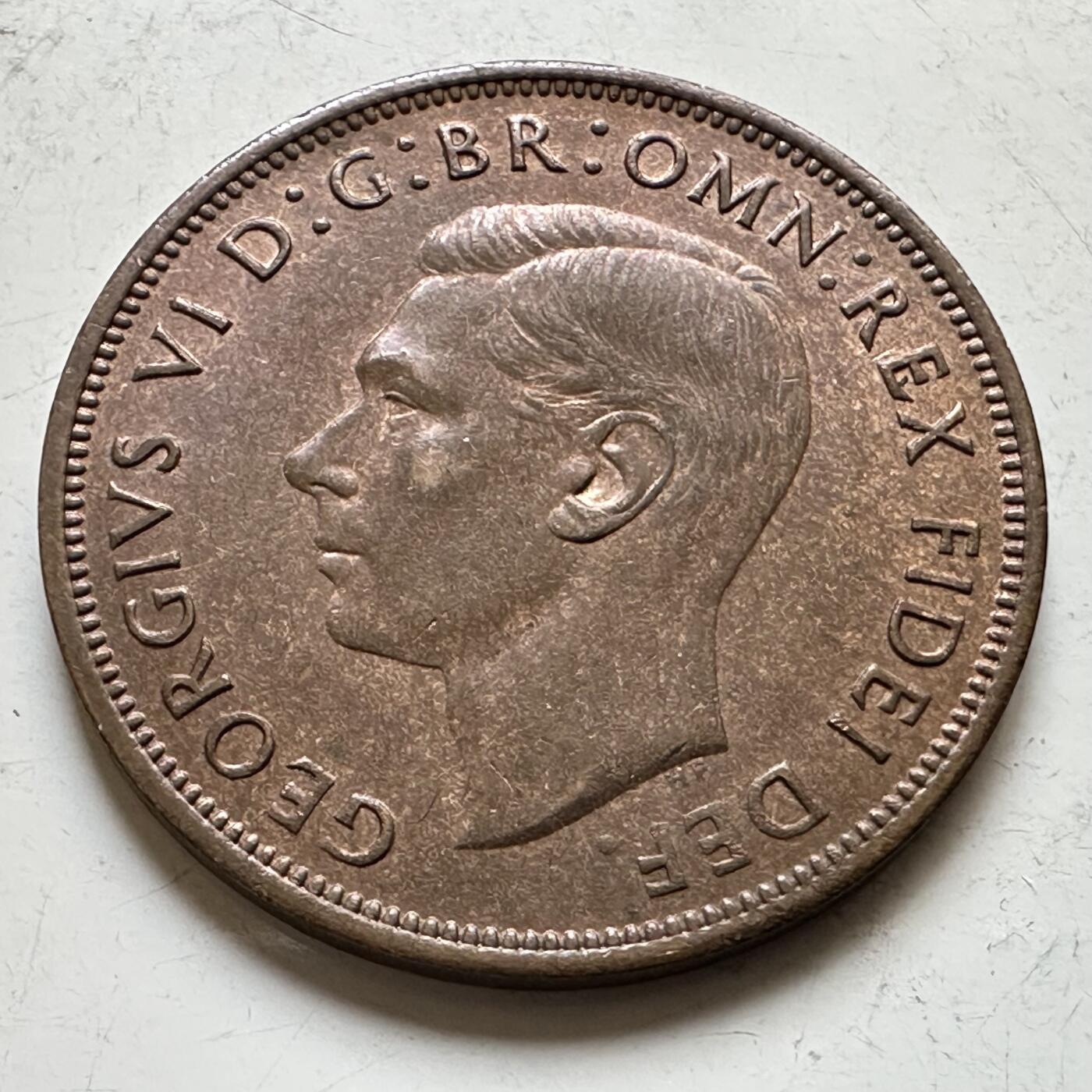 🌹外币初藏🌹🐯2026年第34场   每周二四六晚8️⃣点 接代拍 英国1949年一便士