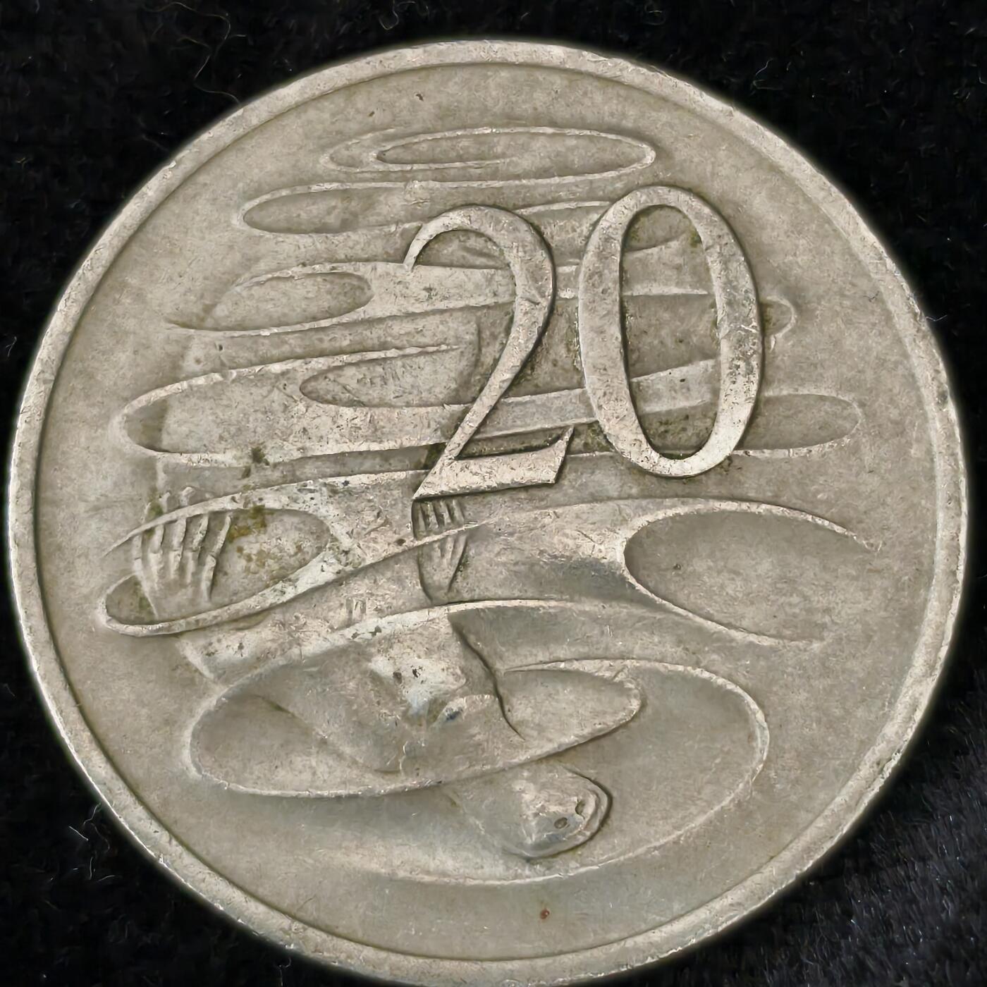 Krab外币市集Vol.27 澳大利亚1972年20分