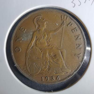 沼泽如烟--第1033场 - 英国1936年1便士