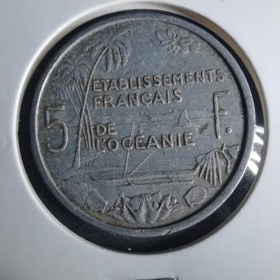 沼泽如烟--第1033场 - 法属大洋洲1952年5法郎