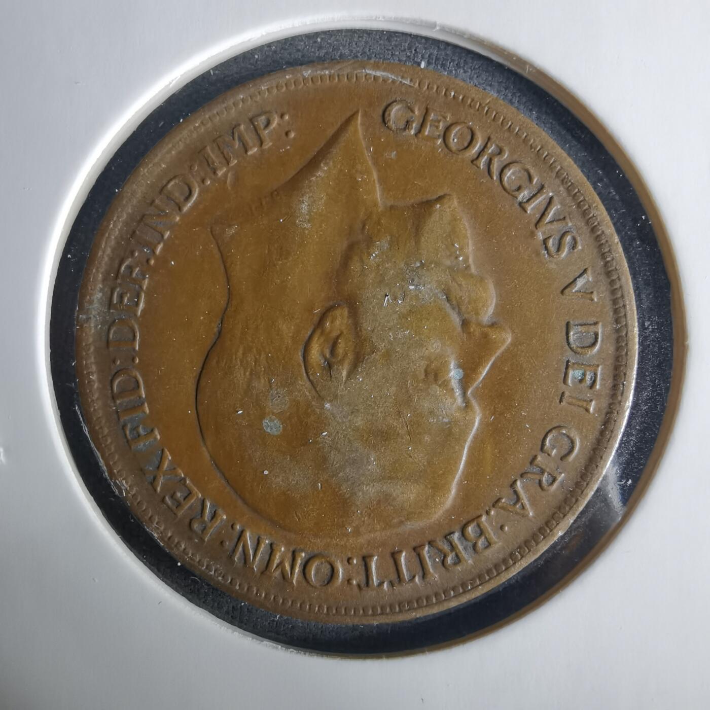 沼泽如烟--第1033场 英国1919年1便士