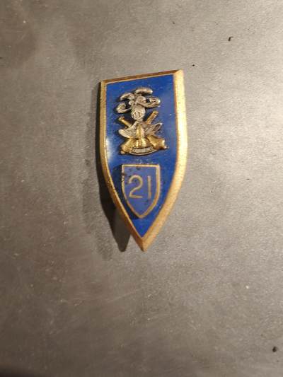 老王徽章第188期 - 法国陆军第21营地团证章