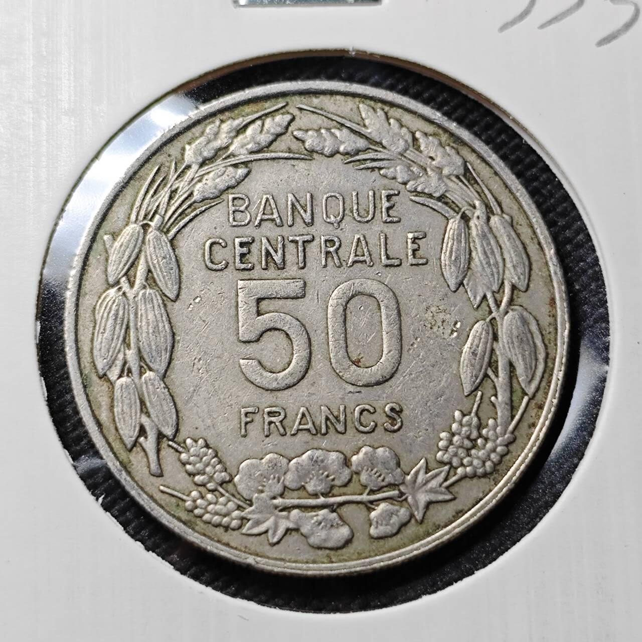 KK钱币收藏小铺   套币专场 2月预留时间 周末发货  1960喀麦隆50法郎