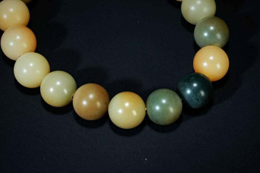 上海都达杂项专场五十八【全场包邮】  多彩菩提圆珠手串93-231