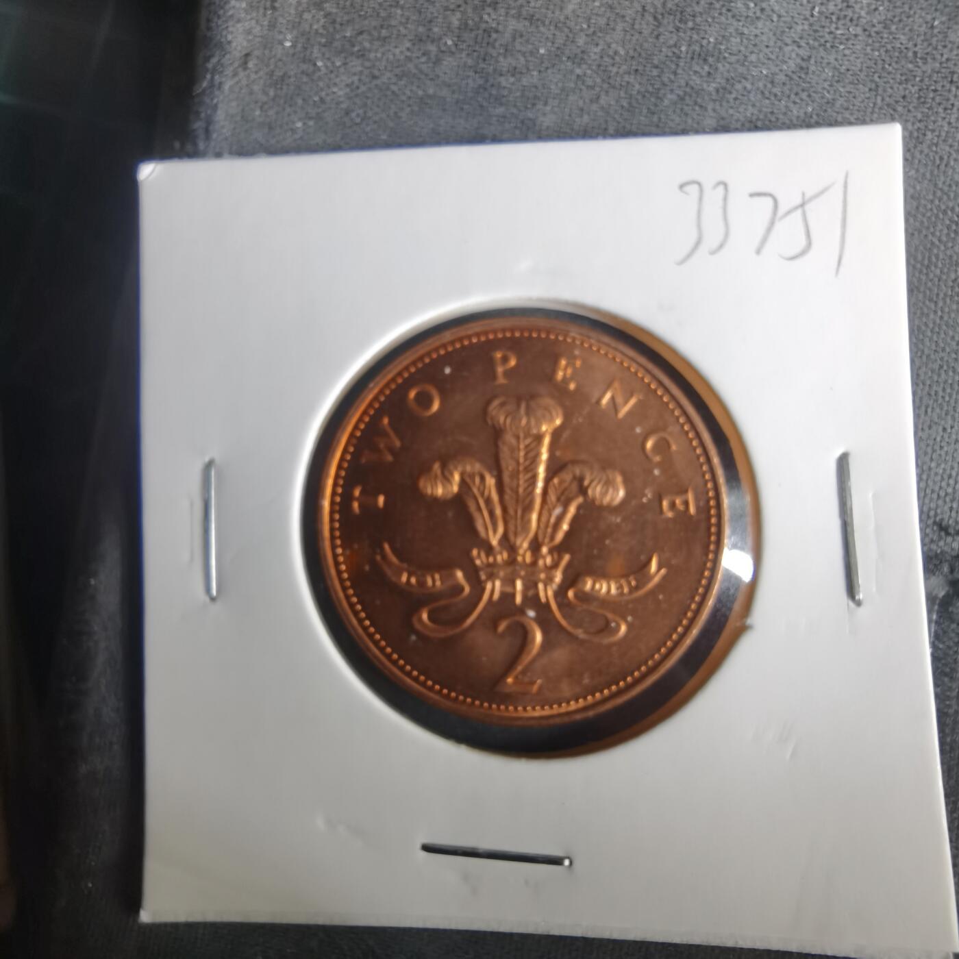 沼泽如烟--第1033场 英国2003年2便士