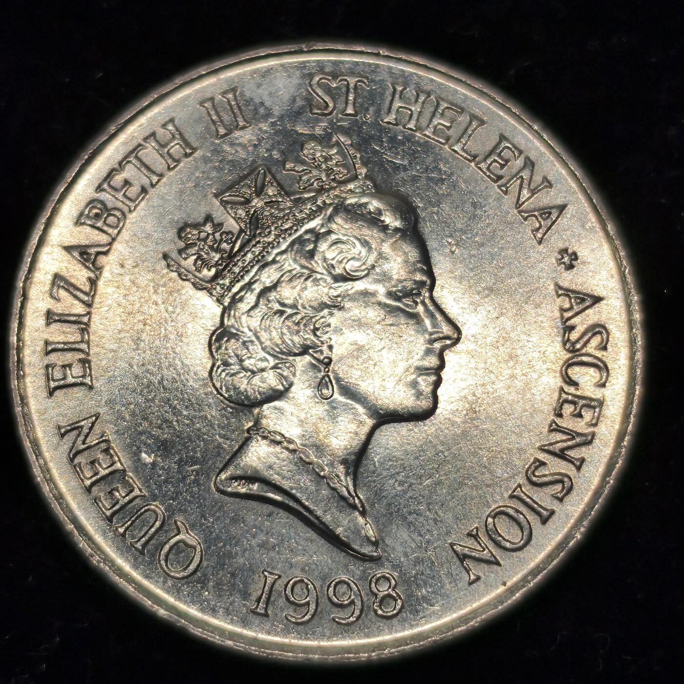 Krab外币市集Vol.27 阿森松1998年10便士