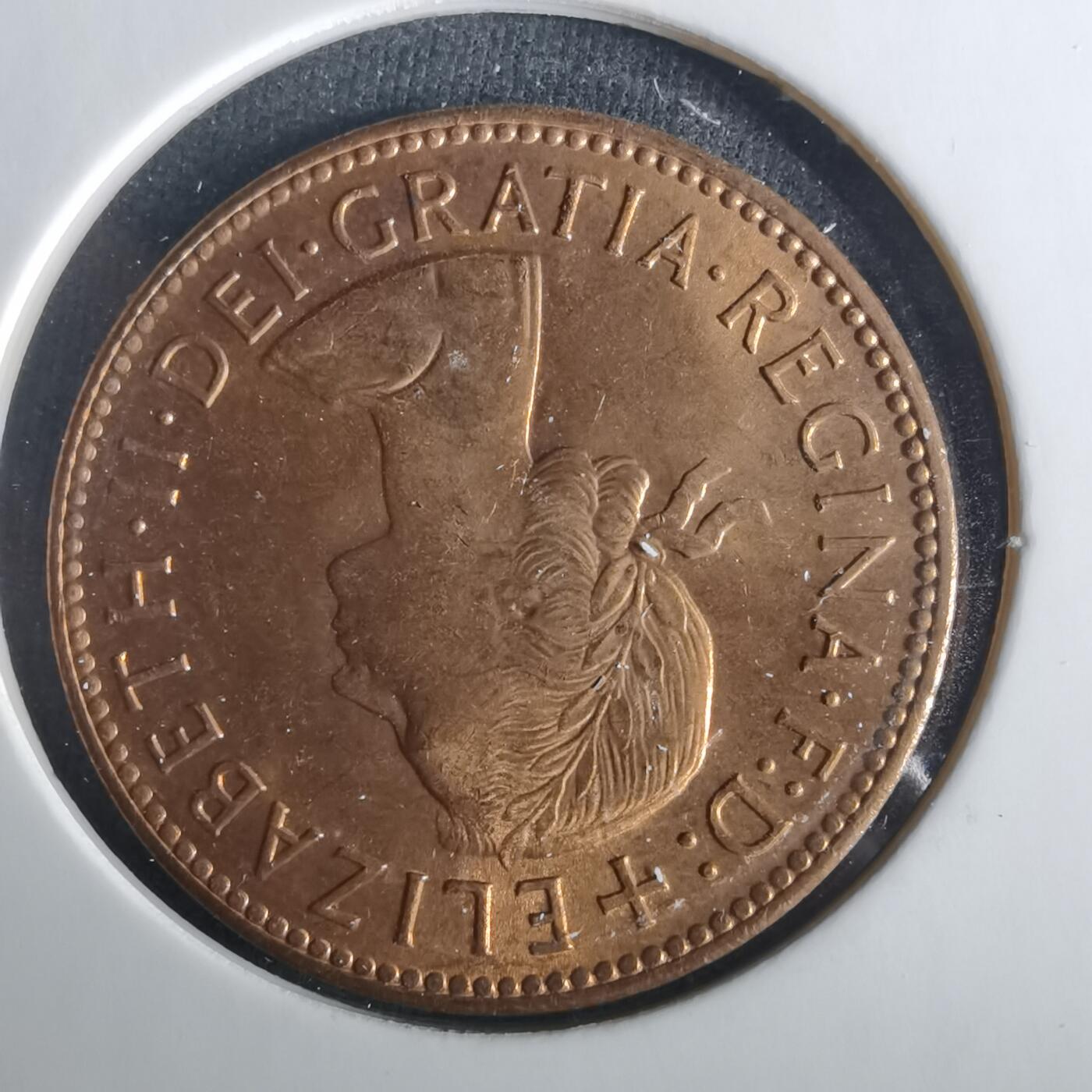 沼泽如烟--第1033场 英国1964年半便士