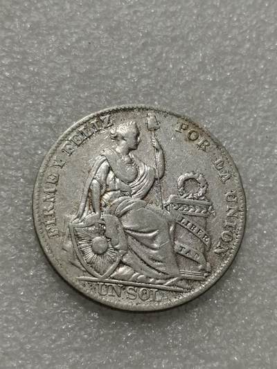 天下钱庄专场欢迎参拍 - 秘鲁1索尔银币