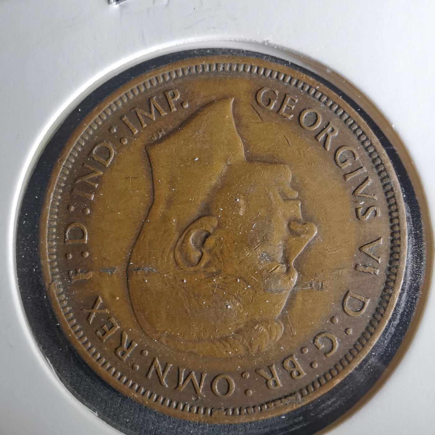 沼泽如烟--第1033场 英国1945年1便士