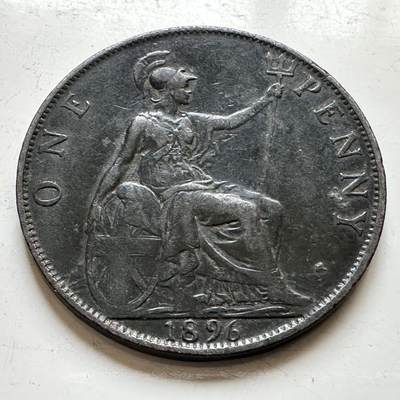 🌹外币初藏🌹🐯2026年第34场   每周二四六晚8️⃣点 接代拍 - 英国1896年一便士