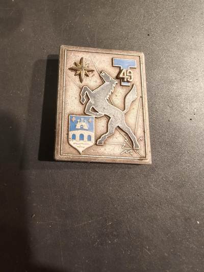 老王徽章第188期 - 法国陆军第49通信团证章