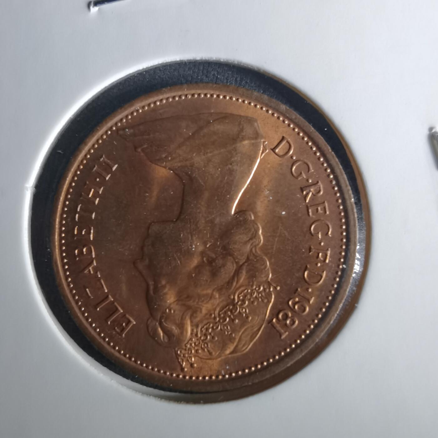 沼泽如烟--第1033场 英国1981年2便士