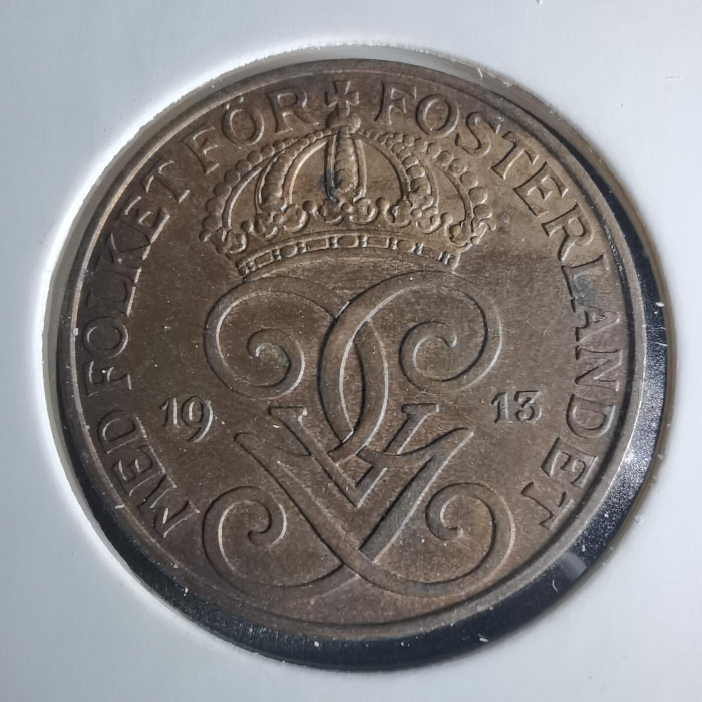 沼泽如烟--第1033场 瑞典1913年5欧尔