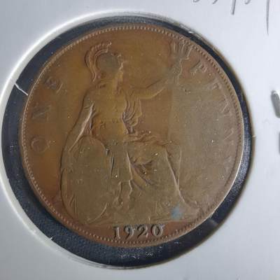 沼泽如烟--第1033场 - 英国1920年1便士